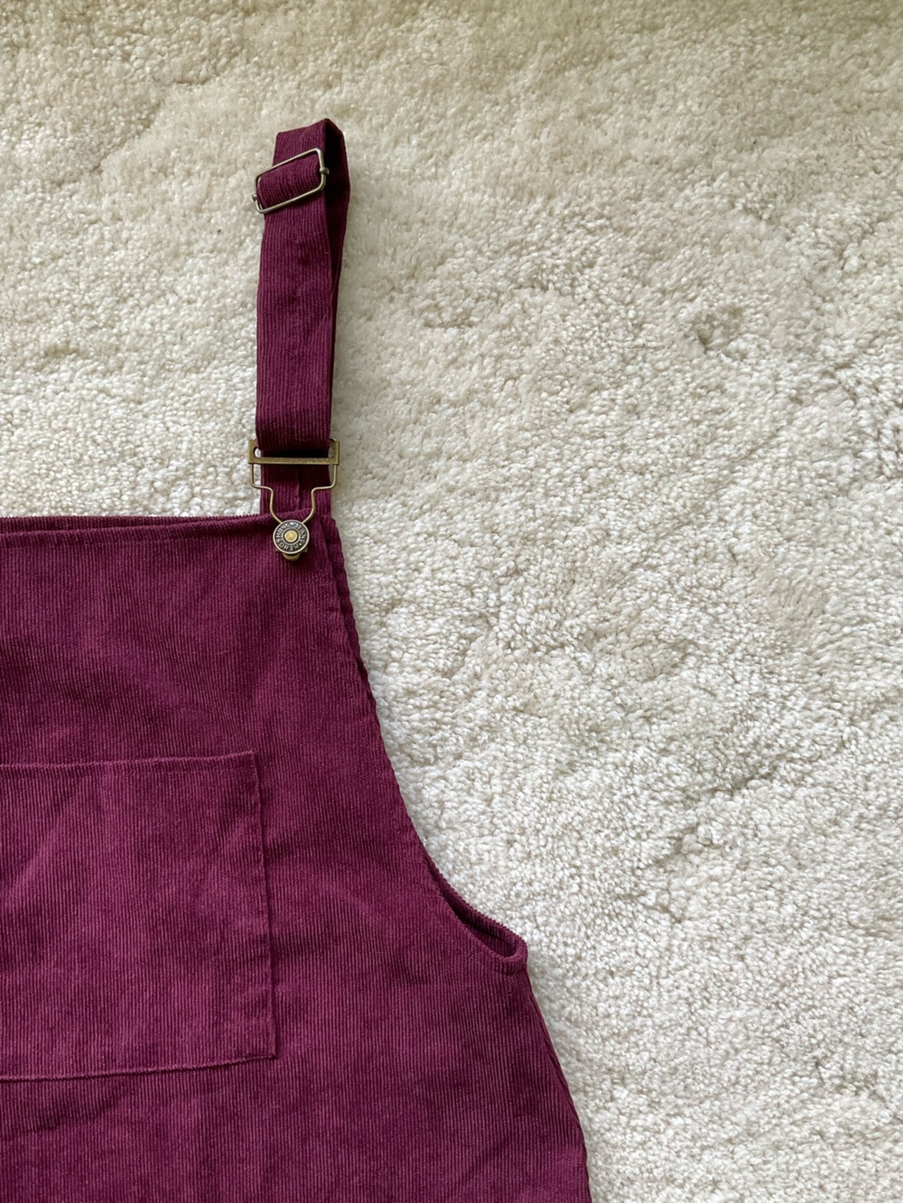 Corduroy Overall Dress